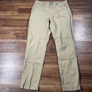 Banana Republic Chinos Athletic Fit Khaki Pants Beige Men's Size 31X32